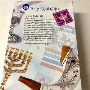 Queen Esther Kit with Silver and Gold Accents Prayer Shaw from Holy Land Gifts